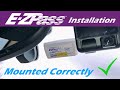 How to Mount or Install an EZ Pass Correctly