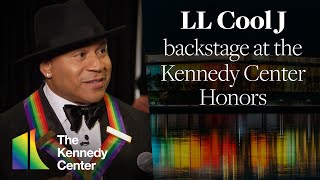 LL Cool J backstage at the 45th Kennedy Center Honors