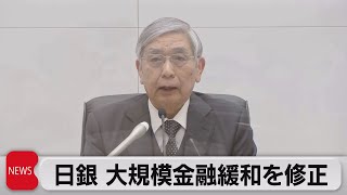 日銀 金融緩和策の修正決定　「出口戦略を論じるのは時期尚早」（2022年12月20日）