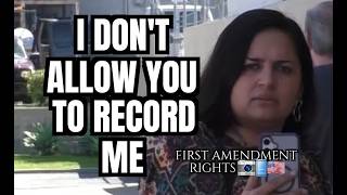 "You're Not Allowed To Record Me"