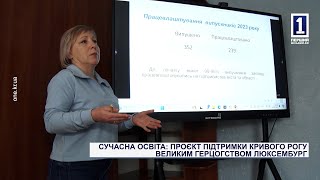 Сучасна освіта: проєкт підтримки Кривого Рогу великим герцогством Люксембург