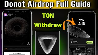 Donot Airdrop Full Details | Donot Airdrop TON Withdraw | Donot Airdrop Cook Donot