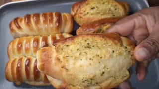 GARLIC BREAD RECIPES: Different shapes and forms.