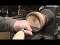 beautiful rock hard wood turning 🔨🔨🔨