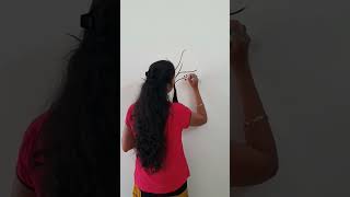 Switch box flower wall painting | #shorts