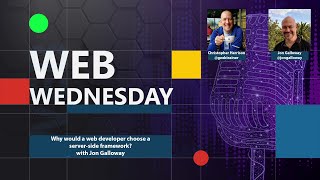 Why would a web developer choose a server-side framework?