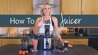 How To Use The Savisto 4-in-1 Power Juicer And Attachments