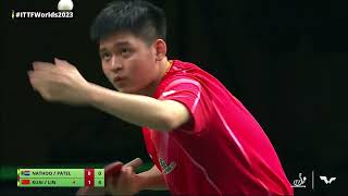 Nathoo/Patel vs Kuai/Lin | XD R64 | 2023 ITTF World Table Tennis Championships Finals