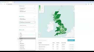 Easily create a UK postcode heatmap by parliamentary constituencies