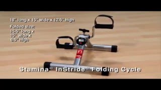 Stamina 15-0125 InStride Folding Cycle