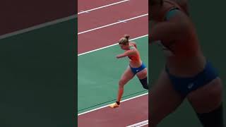 女子走幅跳（義足）マリーン Marlene van Gansewinkel選手ver2：KOBE2024世界パラ陸上選手権大会