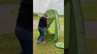 Trinity VW T5 Camper - Using the Pop Up Toilet Tent