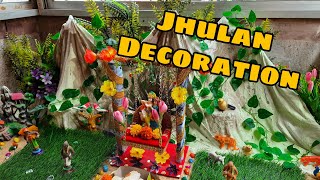 Jhulan Decoration || Home - Decoration || Jhulan Yatra