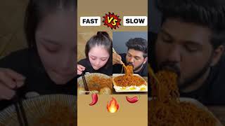 China Vs India spicy noodles challenge