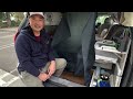 engineer builds couple’s camper in a mini van micro tiny campers