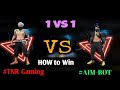 1 vs 1 room match // TNR Gaming. vs. TNR aim-bot // who is win😉😉