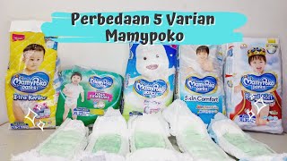 Perbedaan 5 Varian Mamypoko, Mamypoko Xtra Kering, Slim, Dry, Skin Comfort dan Royal Soft