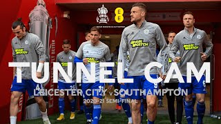 Behind The Scenes At Wembley As Leicester City Advance To Emirates FA Cup Final | Tunnel Cam | EE