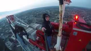 Gettin' up - Nijmegen (Netherlands) crane climbing