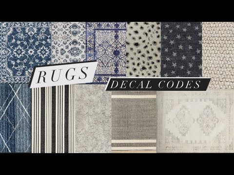 Rug Decal Codes| Bloxburg/ Work At A Pizza Place| Berry Avenue Roblox ...