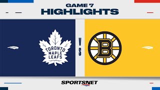 NHL Game 7 Highlights | Maple Leafs vs. Bruins - May 4, 2024