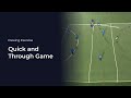 Quick and Through Game | Soccer Coaching Drill