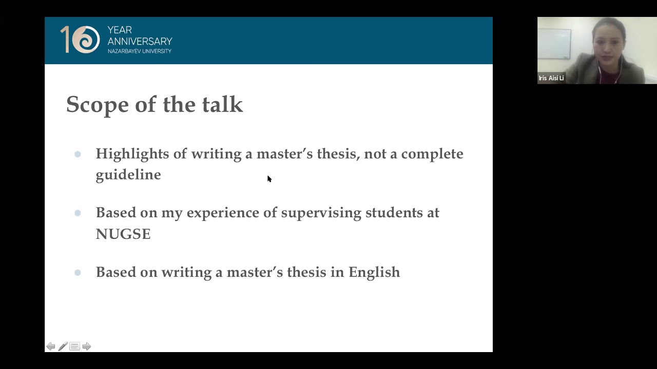 Tips On Writing Your Master's Thesis - YouTube