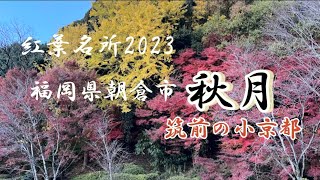 【福岡】紅葉名所「秋月」