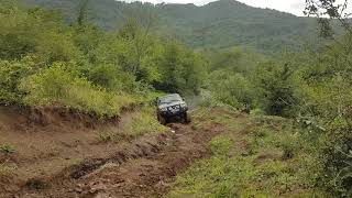 Nissan patrol Y61 with OM613 engine off-road