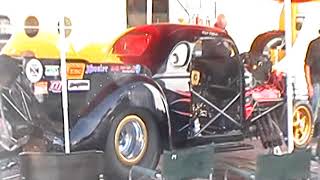 Nitro Coupe in the pits 2014 California Hot Rod Reunion