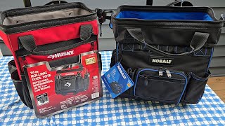 Kobalt Rolling Tool Bag Compared to Husky