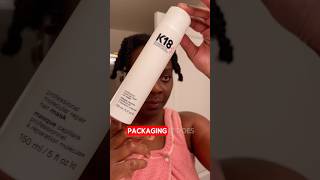 K18 Wash Day 4C Hair using K18 Molecular Hair Mask K18 Peptide Prep K18 Professional Molecular Mist