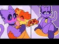 Catnap x Dogday The Poor Cat's First Kiss  | Poppy Playtime Chapter 3 Comic Dub