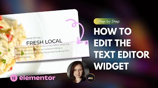 [Elementor Pro Tutorial] Menu Page: How to Edit the Text Editor Widget