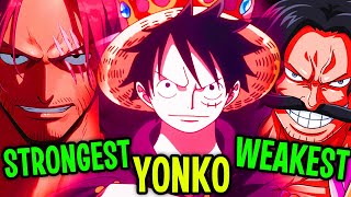 ALL Yonko RANKED WEAKEST TO STRONGEST! | MOST POWERFUL EMPEROR