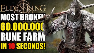 *POST PATCH*  60+ MILLION RUNES IN 10 SECONDS! | Elden Ring Best Rune Farming - Easy And Fast Levels