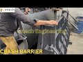 Crash Barrier-road divider construction For MS Mould Shuttering opening Process Intech Engineering