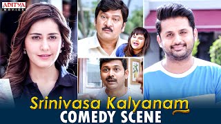 Srinivasa Kalyanam Movie Comedy Scenes || Nithiin, Rashi Khanna, Nandita Swetha || Aditya Movies