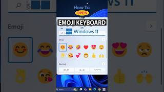 How to use the emoji menu on a Windows 11/10 PC! (secret keyboard shortcut)