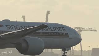 Busy Boxing Day morning arrivals and departures at Sydney Airport - Sydney Plane Spotting [4K]