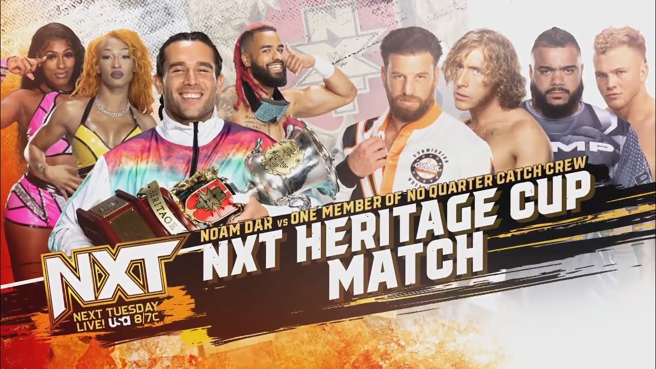 Noam Dar Vs Charlie Dempsey - NXT Heritage Cup Match (1/2) | NXT 02/27 ...