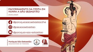 Encerramento da festa em honra a São Sebastião