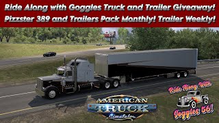 ATS | Pizzster Truck and Trailer Giveaway! Monthly Truck and Trailer Pack!  Weekly Trailer!