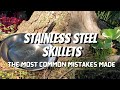 How To Properly Use A Stainless Steel Pan and Avoid Food Sticking | Tips For Clean up and Sticking