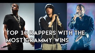 Top 10 Rappers with the most Grammy wins