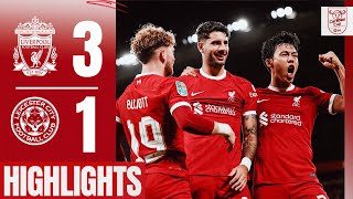 HIGHLIGHTS: Gakpo goal, Szoboszlai SCREAMER & Jota backheel in Carabao Cup | Liverpool 3-1 Leicester