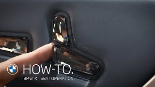 BMW iX – Koltuk Kullanımı – BMW’de Nasıl Yapılır?