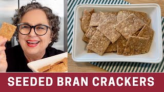 Super Easy Healthy Seeded Bran Crackers (FULL OF NUTRIENTS \u0026 Vegan) | The Frugal Chef