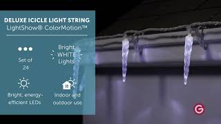 DELUXE ICICLE LIGHT STRING LightShow® ColorMotion™