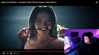 Sigues Con Él Remix (Video Reaccion) Arcangel X Sech X Romeo Santos ( Video Oficial )